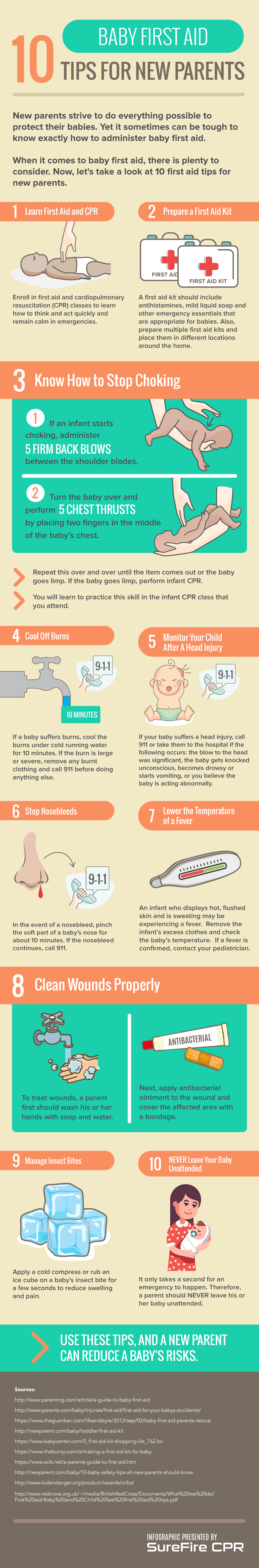 Baby First Aid: 10 Tips for New Parents