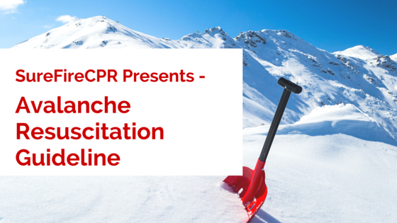 Avalanche Resuscitation Guideline