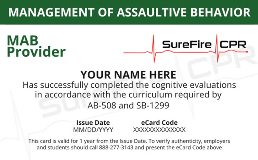 MAB Certification