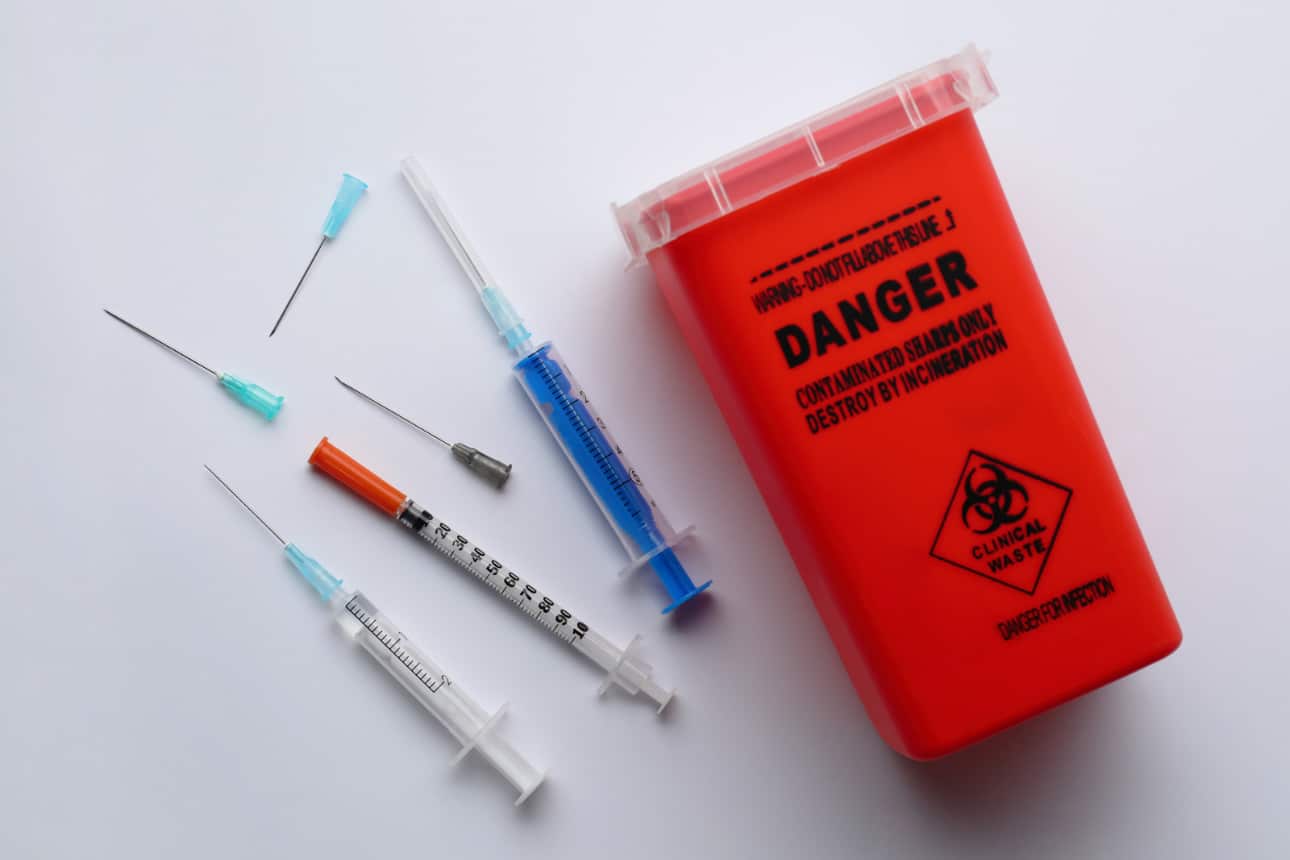 Protecting Yourself When Handling Contaminated Sharps and Needles