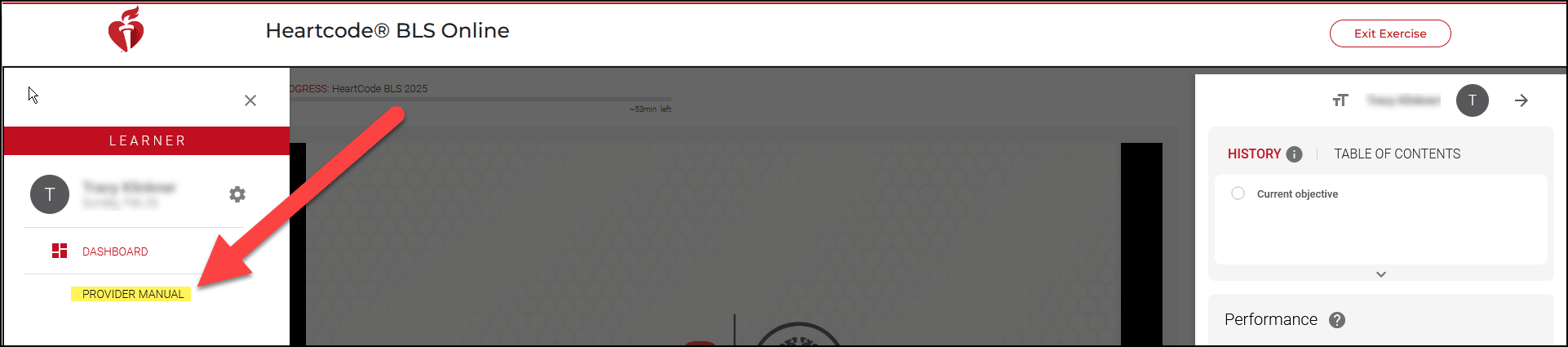 Step 2 - Click Provider Manual