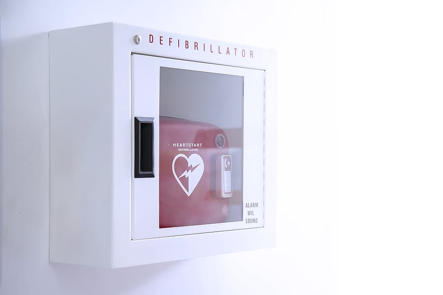 Portable AED machine