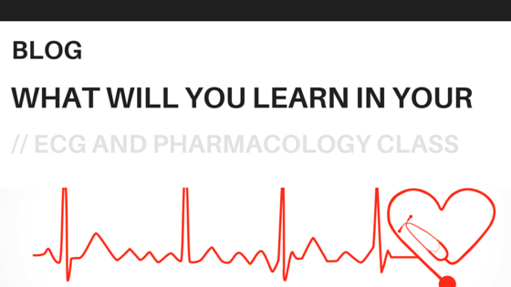 ecg and pharmacology class