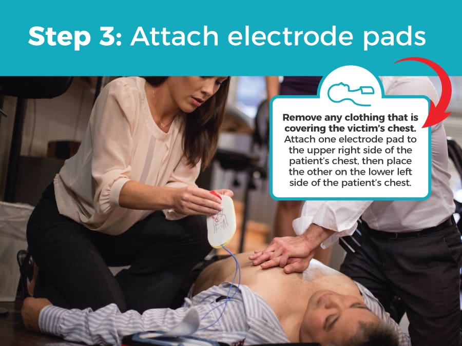 Step 3 Attach electrode pads