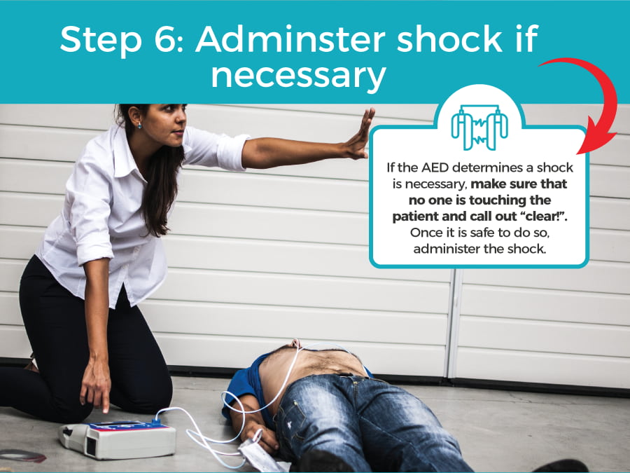 Step 6 Administer shock if necessary